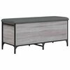 vidaXL &Uacute;ložn&aacute; lavice &scaron;ed&aacute; sonoma 102 x 42 x 45 cm kompozitn&iacute; dřevo