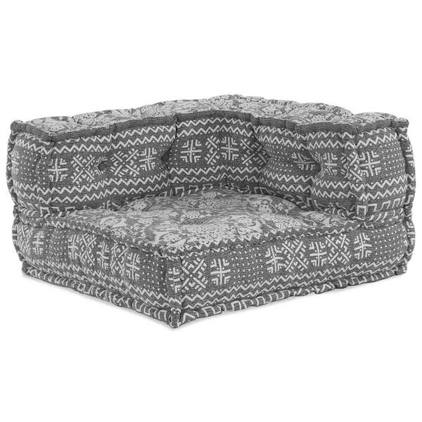 vidaXL Modul&aacute;rn&iacute; Rohov&aacute; Pohovka Světle &scaron;ed&aacute; 70 x 70 x 56 cm textil