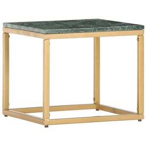 vidaXL Konferenčn&iacute; stolek zelen&yacute; 40x40x35cm prav&yacute; k&aacute;men mramorov&yacute; vzor