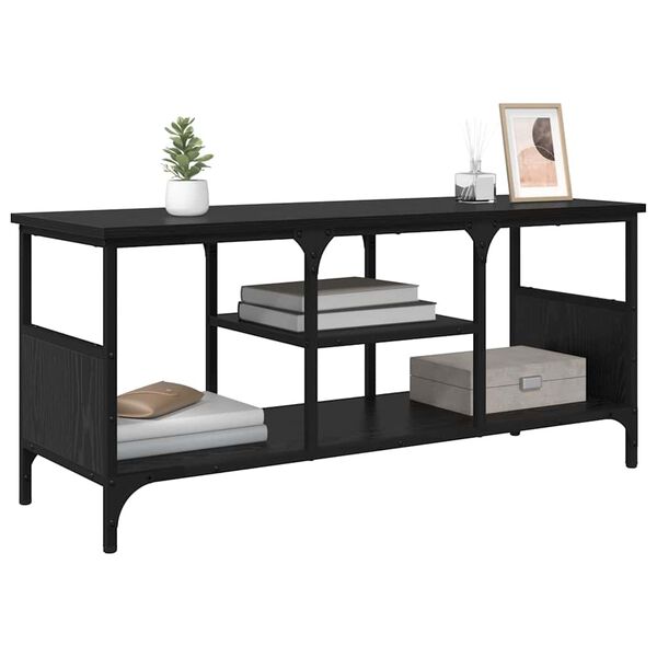 vidaXL Televizn&iacute; skř&iacute;ň Čern&yacute; dub 100 x 35 x 45 cm