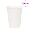 vidaXL Pap&iacute;rov&eacute; kel&iacute;mky na k&aacute;vu 1000 pcs 12oz 300ml b&iacute;l&eacute;