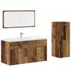vidaXL 3d&iacute;ln&aacute; koupelnov&aacute; sestava old wood kompozitn&iacute; dřevo