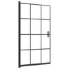 vidaXL Sprchov&yacute; kout ESG 80 x 140 cm čern&yacute;