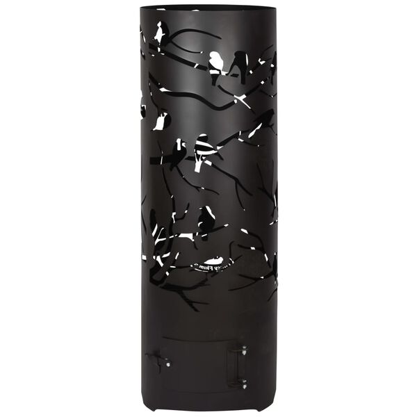 Esschert Design Vysok&yacute; ko&scaron; na oheň Birds on Twig uhl&iacute;kov&aacute; ocel FF409