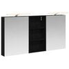 vidaXL Sada koupelnov&yacute;ch skř&iacute;něk s polic&iacute; 3 pcs 140 x 14,5 x 70 cm