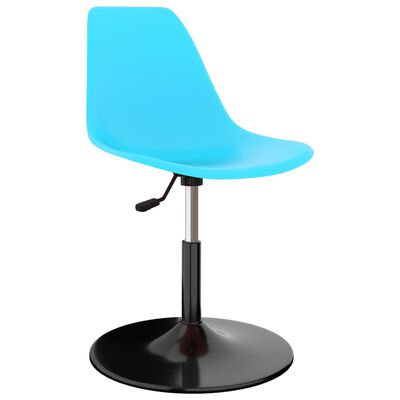 vidaXL Otočné jídelní židle 2 ks modré PP