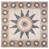 vidaXL Mozaikov&eacute; dlaždice s květinov&yacute;m vzorem V&iacute;cebarevn&yacute; 120 x 120 cm