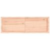 vidaXL Stoln&iacute; deska 120x40x(2-4)cm neo&scaron;etřen&yacute; masivn&iacute; dřevo živ&aacute; hrana