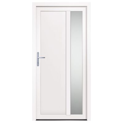 vidaXL Vchodové dveře bílé 98 x 200 cm PVC