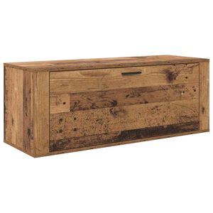 vidaXL Skř&iacute;ň na obuv 100 x 35 x 38 cm Kompozitn&iacute; dřevo Star&eacute; dřevo