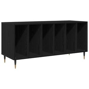 vidaXL Skř&iacute;ň na gramofonov&eacute; desky Čern&yacute; dub 100 x 38 x 48 cm