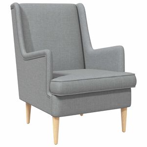 vidaXL křeslo Světle &scaron;ed&aacute; Textil