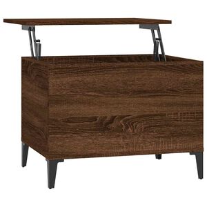 vidaXL Konferenčn&iacute; stolek hněd&yacute; dub 60x44,5x45 cm kompozitn&iacute; dřevo