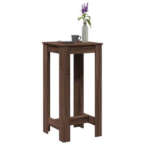 vidaXL Barov&yacute; stůl hněd&yacute; dub 51 x 50 x 103,5 cm kompozitn&iacute; dřevo