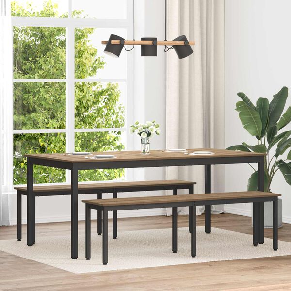 vidaXL lavice Uměleck&yacute; dub 160 x 35 x 45 cm kompozitn&iacute; dřevo