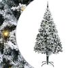 vidaXL Uměl&yacute; v&aacute;nočn&iacute; stromeček B&iacute;l&aacute; 240 cm PVC, ocel a plast