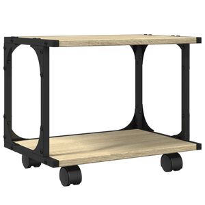 vidaXL Stojan na tisk&aacute;rnu 2patrov&yacute; dub sonoma 41x28x33,5 cm kompozit