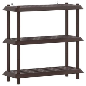 vidaXL Reg&aacute;lov&aacute; jednotka 3 pater 100 x 40 x 96 cm PP Hněd&aacute;