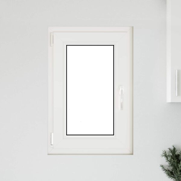 Okeno do suter&eacute;nu RISOR Antracit 50 x 75 cm PVC a sklo