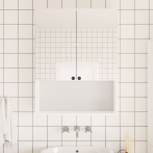 vidaXL Zrcadlov&eacute; f&oacute;lie 2 ks samolepic&iacute; 90 x 200 cm PET