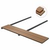 vidaXL Terasov&aacute; deska 4 pcs Teak Dřevoplast