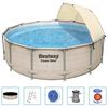 Bestway Power Steel Baz&eacute;nov&yacute; set s př&iacute;stře&scaron;kem 396 x 107 cm