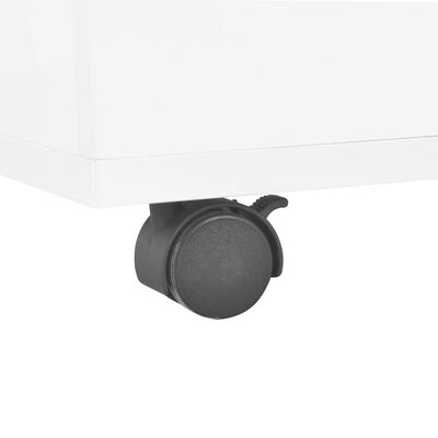 vidaXL Konferenční stolek bílý s vysokým leskem 100 x 100 x 35 cm