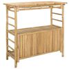 vidaXL Venkovn&iacute; barov&yacute; stůl Př&iacute;rodn&iacute; 110 x 50 x 105 cm Bambus