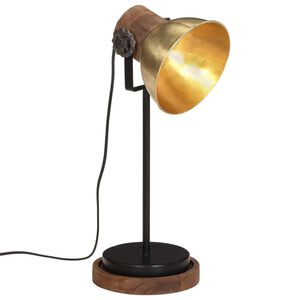 vidaXL Stoln&iacute; lampa 25 W staromosaz 17 x 17 x 50 cm E27