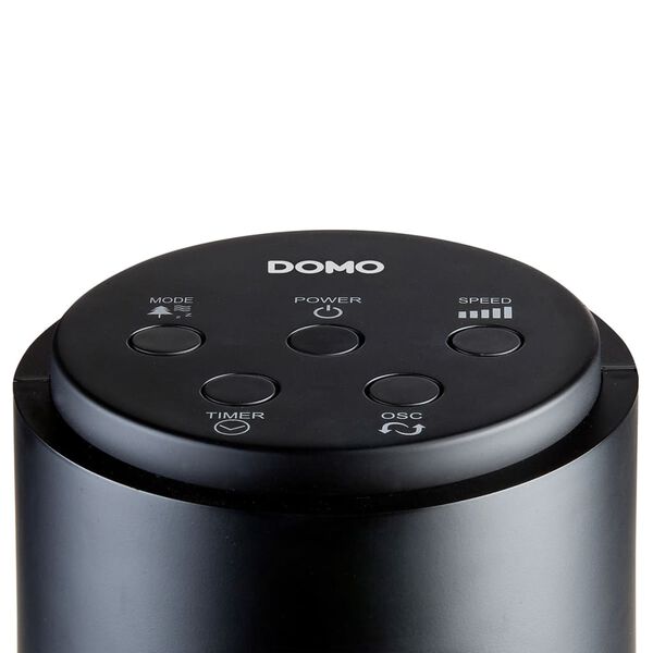 DOMO Sloupov&yacute; ventil&aacute;tor 117 cm 45 W čern&yacute; DO8123