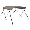 vidaXL Bimini stř&iacute;&scaron;ka se 2 oblouky &scaron;ed&aacute; 180x130x110 cm