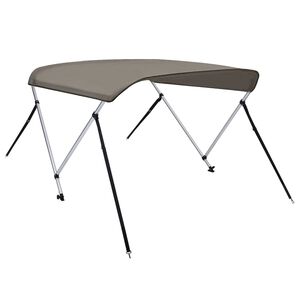 vidaXL Bimini stř&iacute;&scaron;ka se 2 oblouky &scaron;ed&aacute; 180x130x110 cm