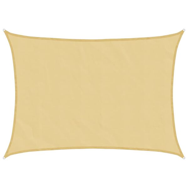 vidaXL St&iacute;nic&iacute; plachta p&iacute;skov&aacute; 8x6 m 100% polyester oxford