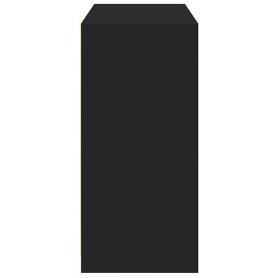 vidaXL Šatní skříň černá 77 x 48 x 102 cm kompozitní dřevo