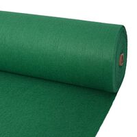 vidaXL Výstavářský koberec hladký 1x12 m zelený