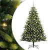 vidaXL Uměl&yacute; skl&aacute;dac&iacute; v&aacute;nočn&iacute; stromeček 300 LED Zelen&aacute; 240 cm PVC a PE
