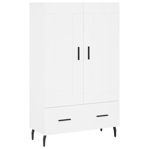 vidaXL Skř&iacute;ň highboard b&iacute;l&aacute; 69,5 x 31 x 115 cm kompozitn&iacute; dřevo