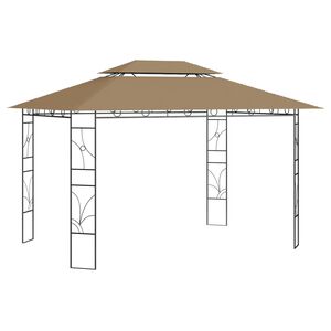 vidaXL Alt&aacute;n 4 x 3 x 2,7 m taupe 160 g/m&sup2;
