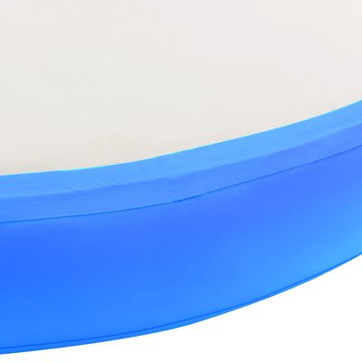 vidaXL Nafukovací žíněnka s pumpou 100 x 100 x 10 cm PVC modrá