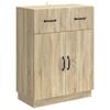 vidaXL Serv&iacute;rovac&iacute; skř&iacute;ň Dub sonoma 66 x 34,5 x 87 cm Kompozitn&iacute; dřevo