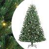 vidaXL Uměl&yacute; Skl&aacute;dac&iacute; V&aacute;nočn&iacute; Strom Zelen&aacute; 240 cm PVC a kov