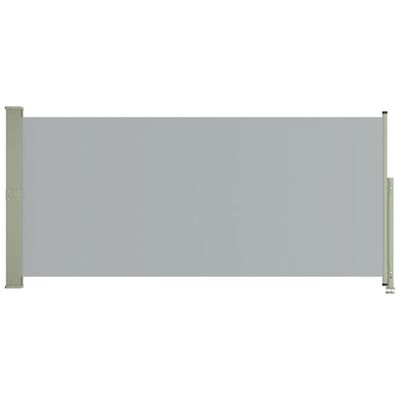 vidaXL Zatahovací boční markýza 140 x 300 cm šedá