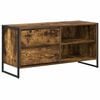 vidaXL Televizn&iacute; skř&iacute;ň 100 x 36 x 49,5 cm Kouřov&yacute; dub Kompozitn&iacute; dřevo