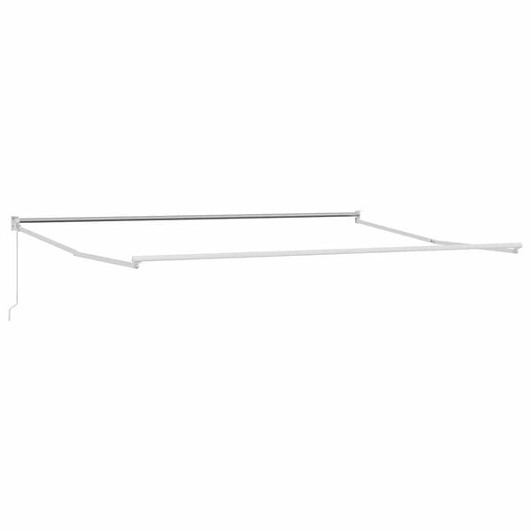 vidaXL Mark&yacute;za B&iacute;l&aacute; 4 &times;3 m kov