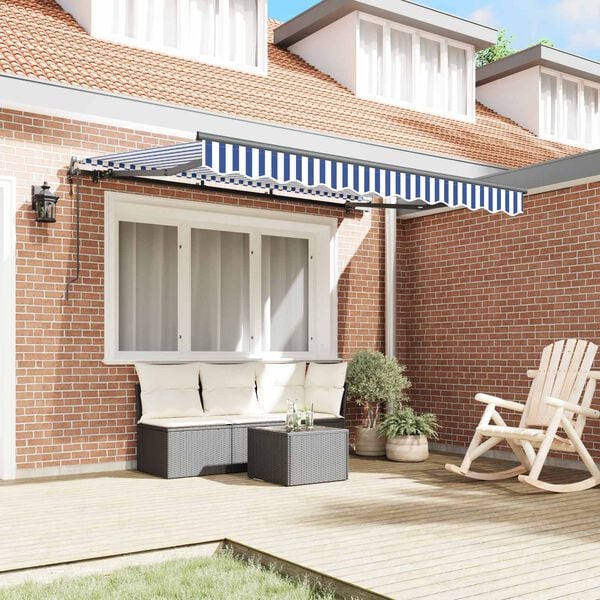 vidaXL Budsorovateln&eacute; zastře&scaron;en&iacute; Modr&aacute; 250 x 200 cm textil