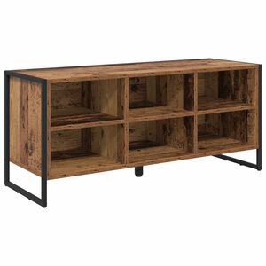 vidaXL Skř&iacute;ň na obuv 100 x 35 x 44 cm Kompozitn&iacute; dřevo Star&eacute; dřevo