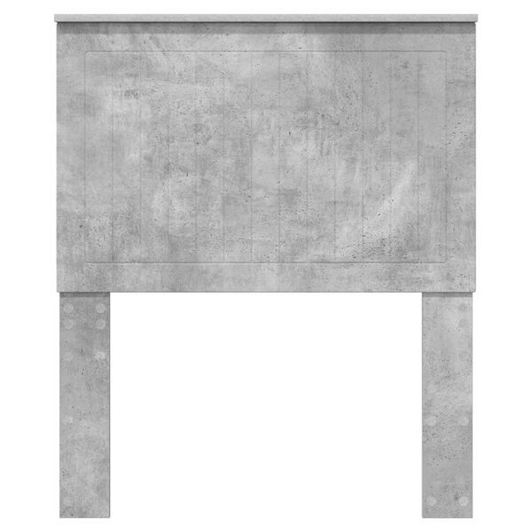 vidaXL Čelo postele s čelo Betonově &scaron;ed&aacute; 80 cm Kompozitn&iacute; dřevo