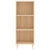 vidaXL Skř&iacute;ň highboard dub sonoma 34,5 x 34 x 180 cm kompozitn&iacute; dřevo