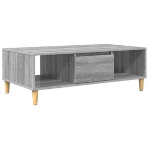 vidaXL Konferenčn&iacute; stolek &Scaron;ed&aacute; Sonoma 102 x 55 x 35 cm