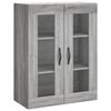 vidaXL Skř&iacute;ň highboard &scaron;ed&aacute; sonoma 69,5 x 34 x 180 cm kompozitn&iacute; dřevo
